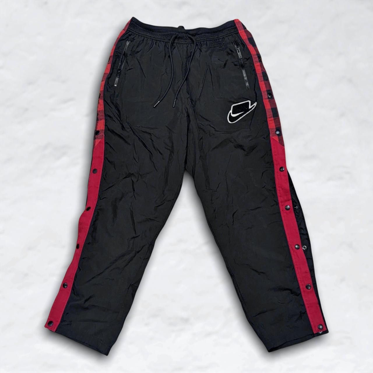 Nike tearaway plaid pants on sale