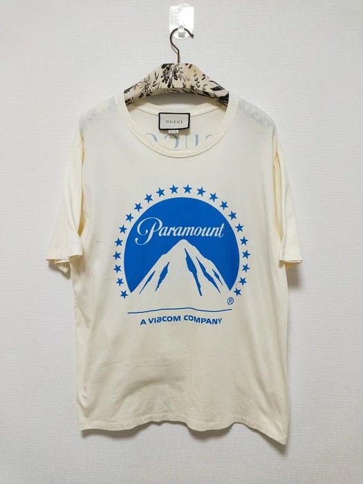 Gucci Paramount Logo Tee | Grailed