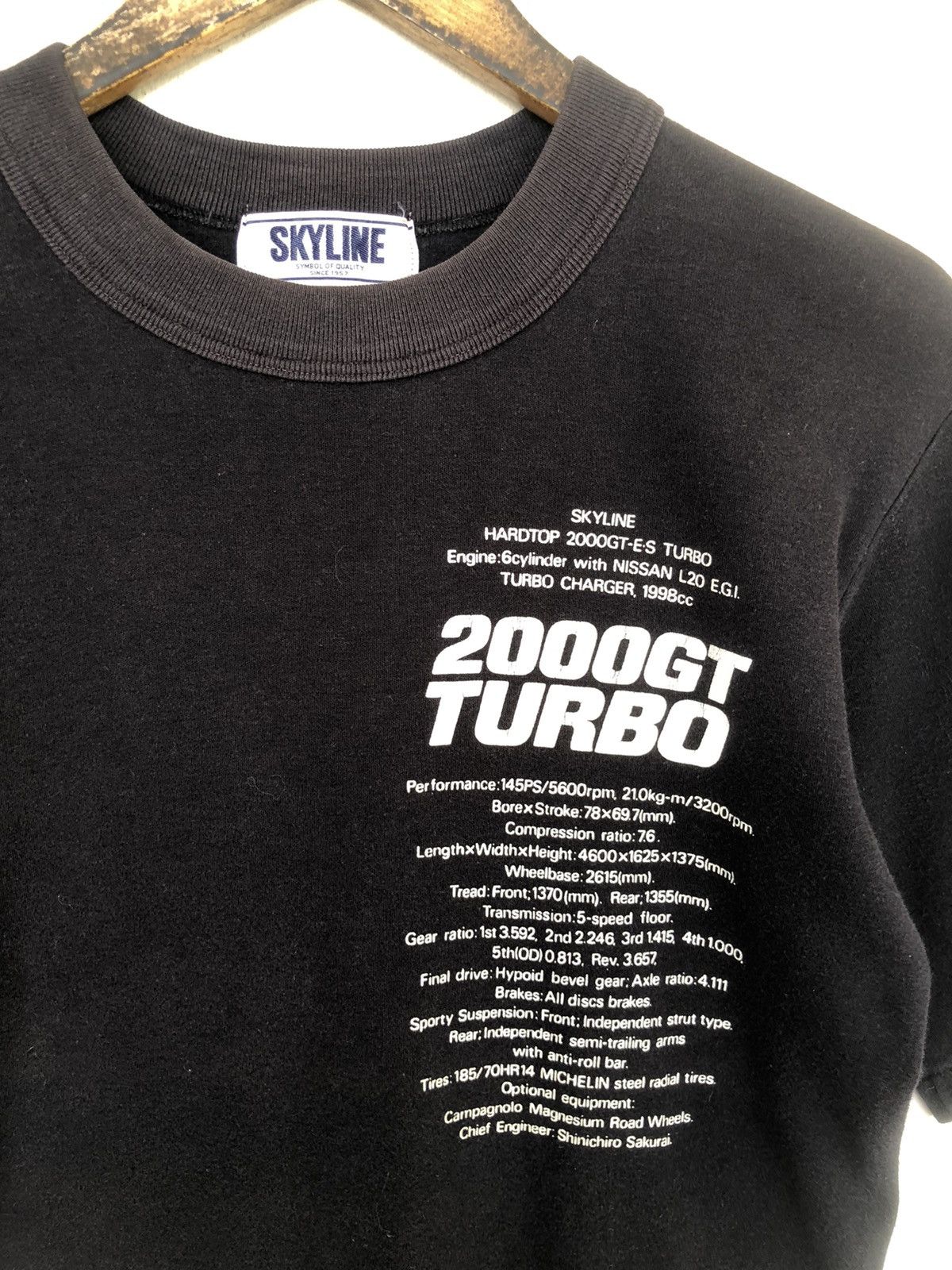 Nissan GRAIL🔥OG 90s Nissan Skyline 2000GT Turbo Spec JDM Shirt Size US S / EU 44-46 / 1 - 2 Thumbnail