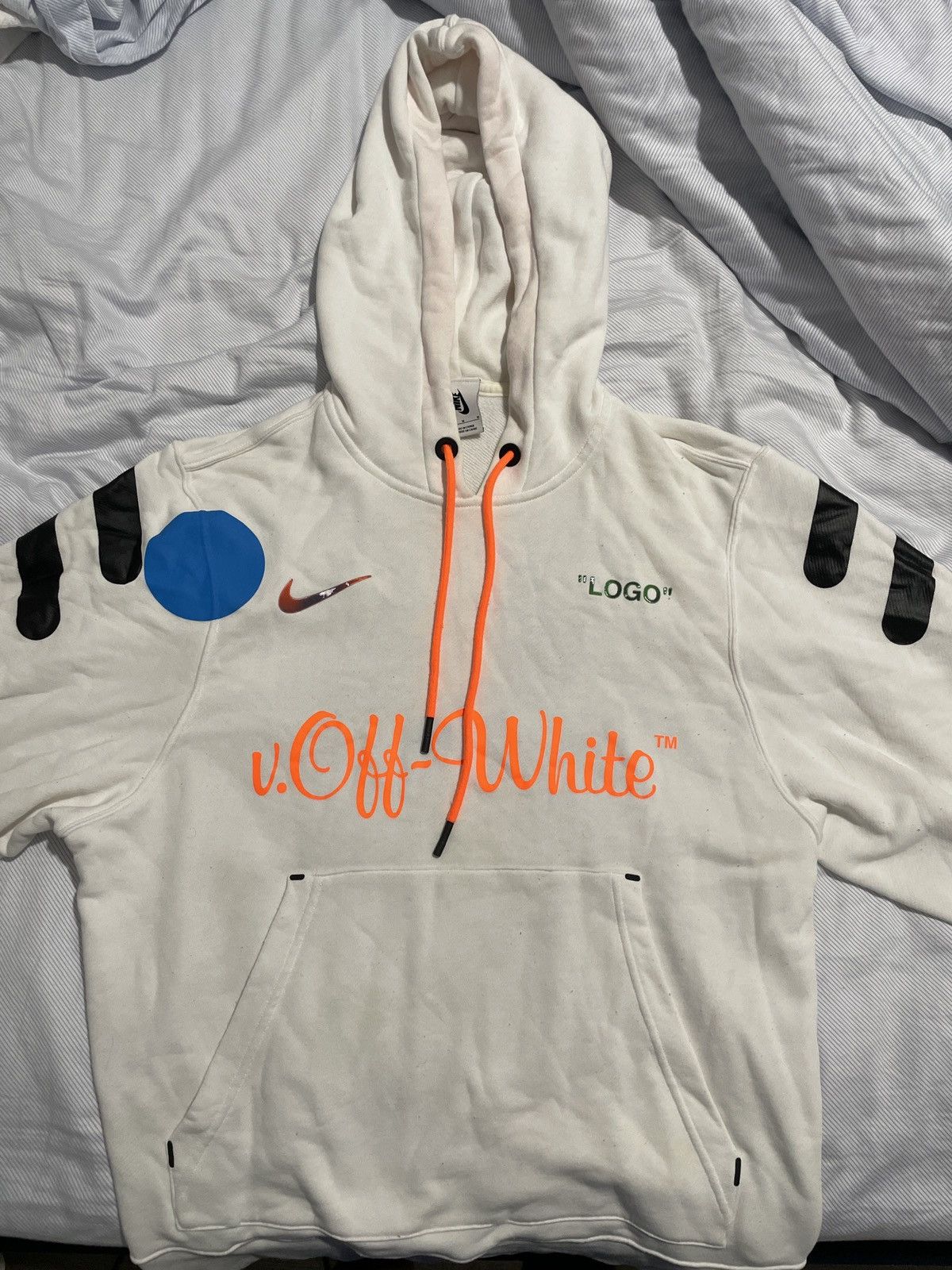nikelab x off white hoodie