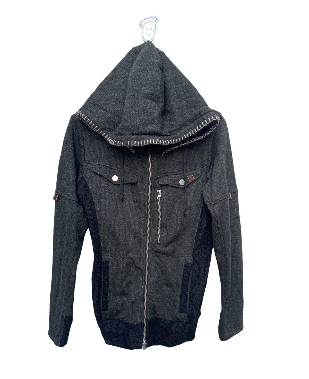 PPFM PPFM ZIPPER SWEATERS WITH HOODIES KNIT DESIGN Size US M / EU 48-50 / 2 - 1 Thumbnail