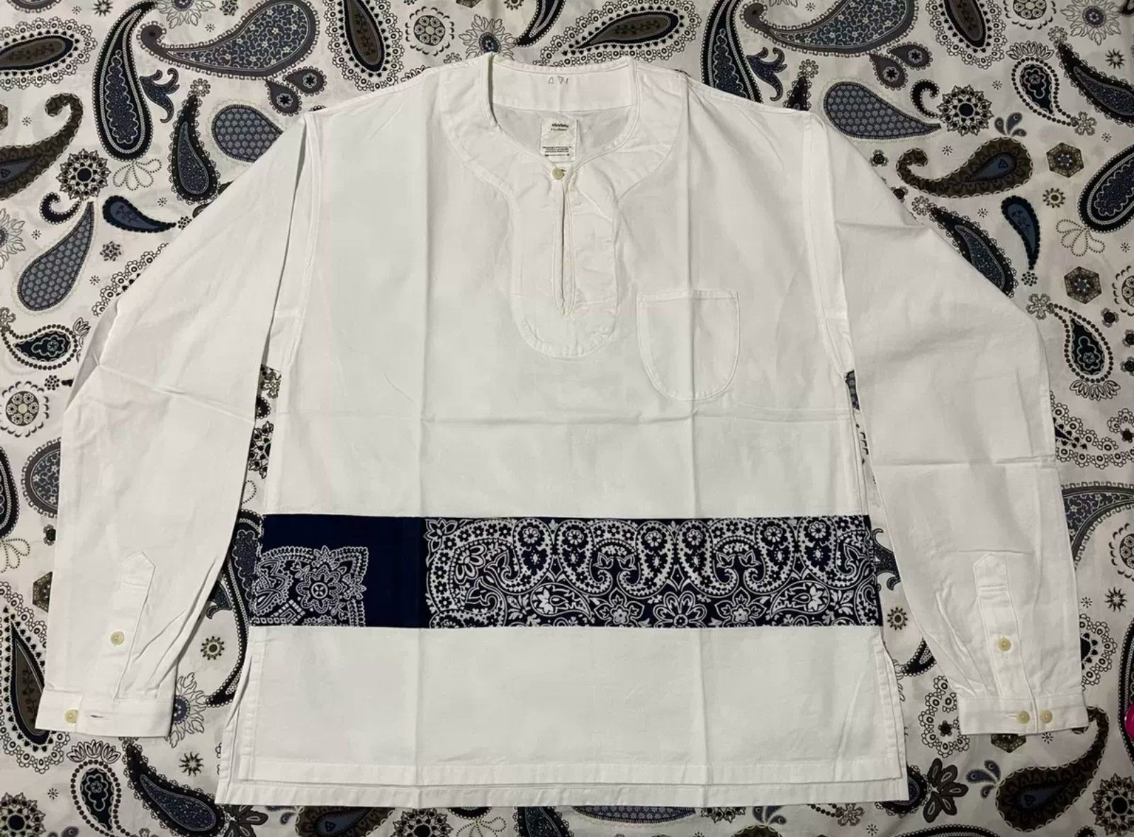 Visvim Visvim border tunic p.o. vt bandana vv | Grailed