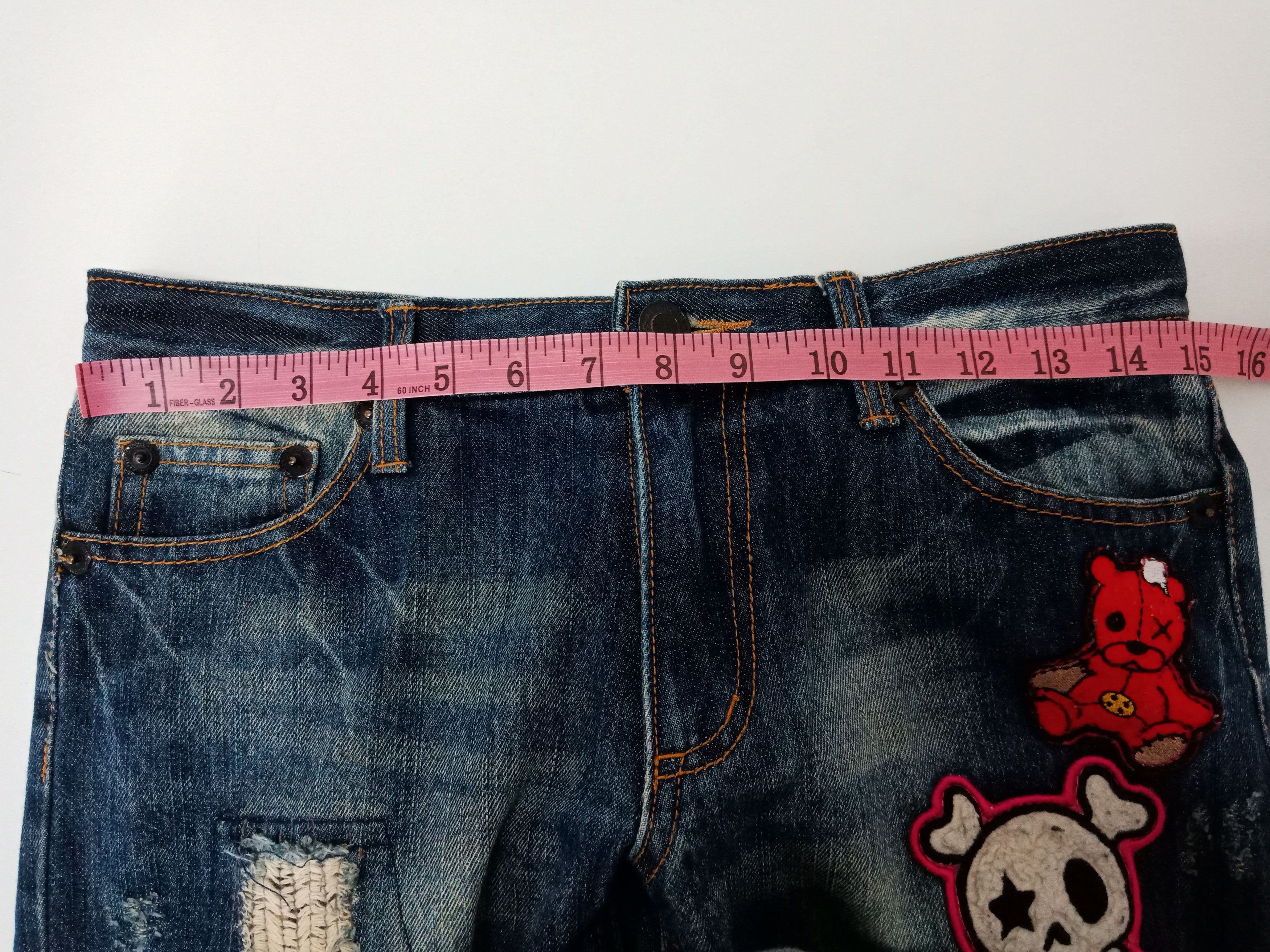In The Attic N-23 Patchers Sashiko Distressed Kurt Cobain Size US 30 / EU 46 - 9 Thumbnail
