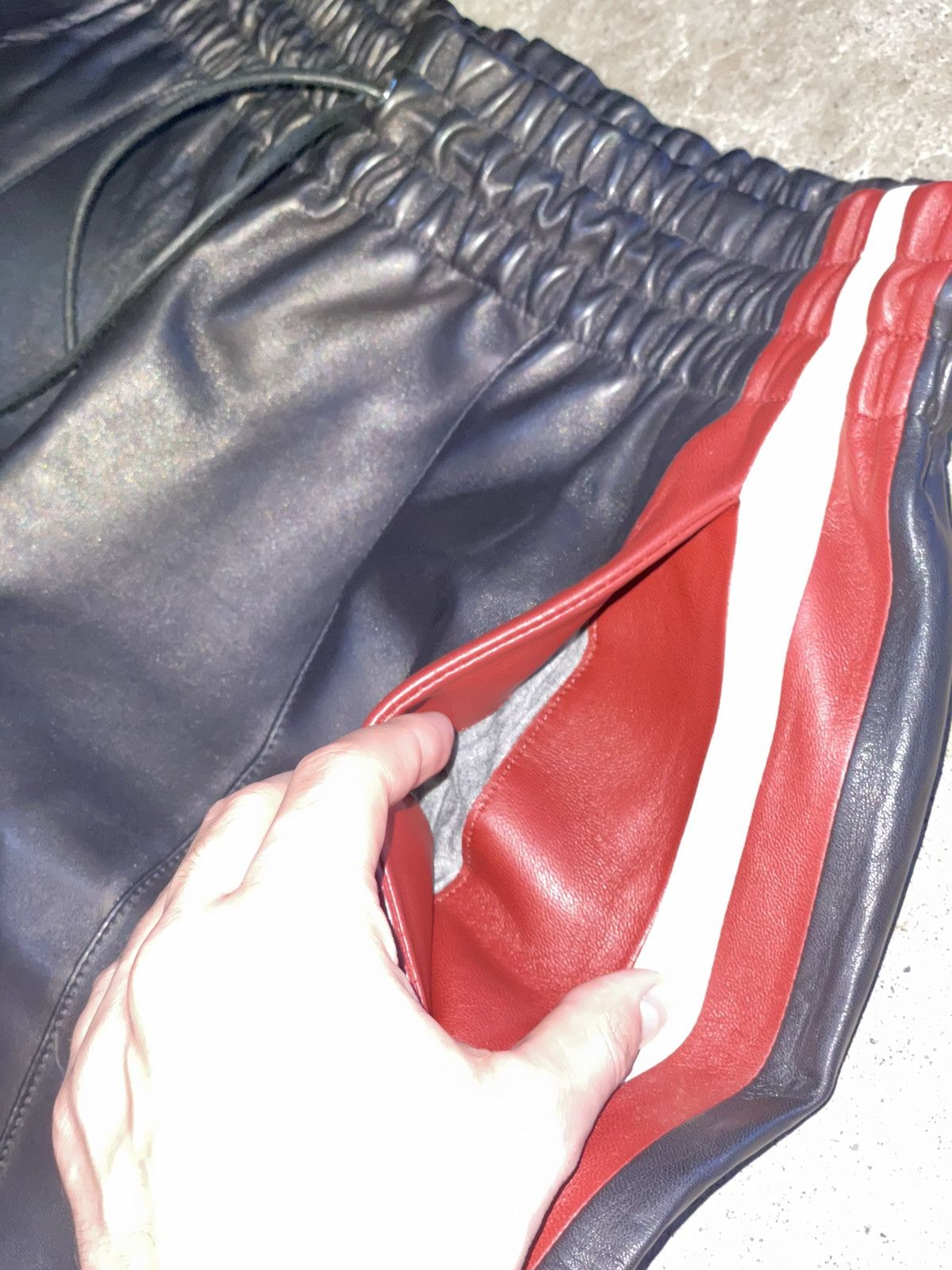 Bally Bally Lamb Leather Sweatpants Size US 34 / EU 50 - 5 Thumbnail