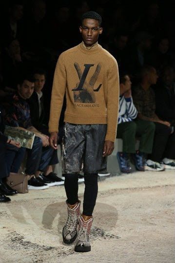 Louis Vuitton Louis Vuitton Peace and Love Knit Sweater FW18