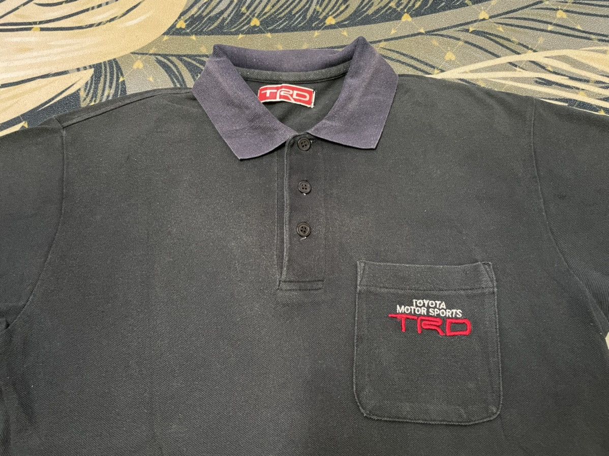 Japanese Brand × Vintage Vintage Toyota Racing Development Polo Shirt Size US L / EU 52-54 / 3 - 4 Thumbnail