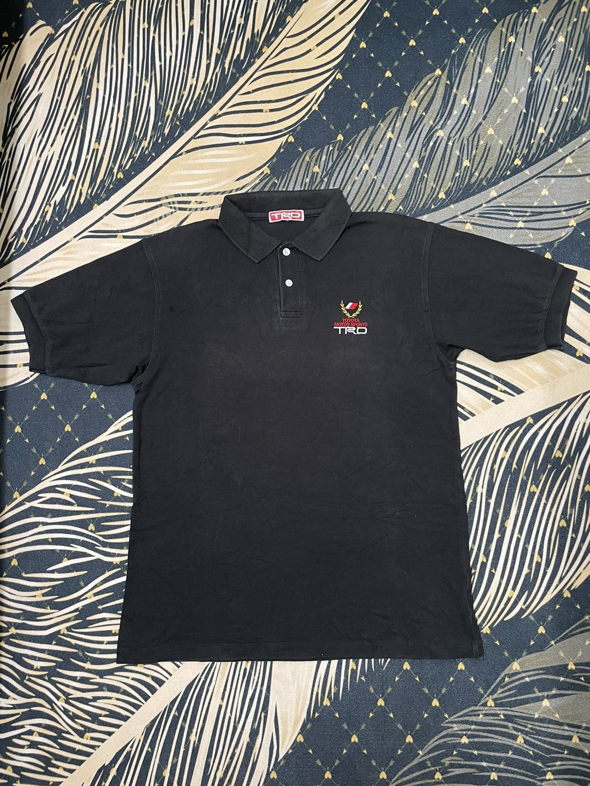Japanese Brand × Vintage Vintage Toyota Racing Development Polo Shirt Size US L / EU 52-54 / 3 - 1 Thumbnail