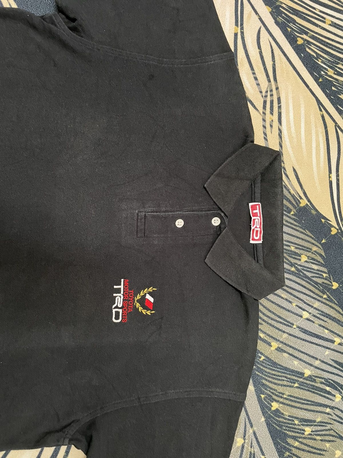 Japanese Brand × Vintage Vintage Toyota Racing Development Polo Shirt Size US L / EU 52-54 / 3 - 4 Thumbnail