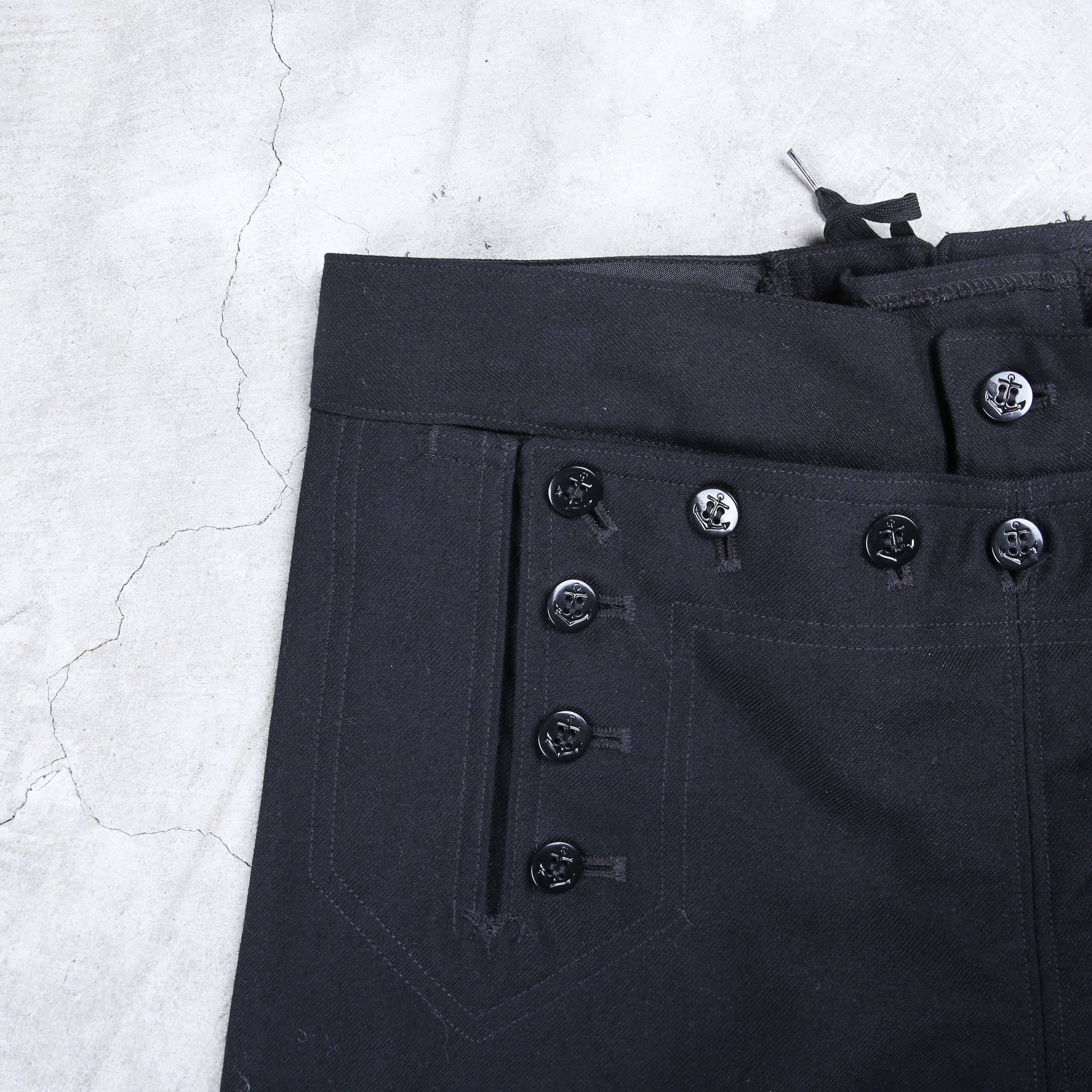 Vintage Vintage 60s Trousers Wide Leg Sailor Flared Pants Size US 31 - 5 Thumbnail