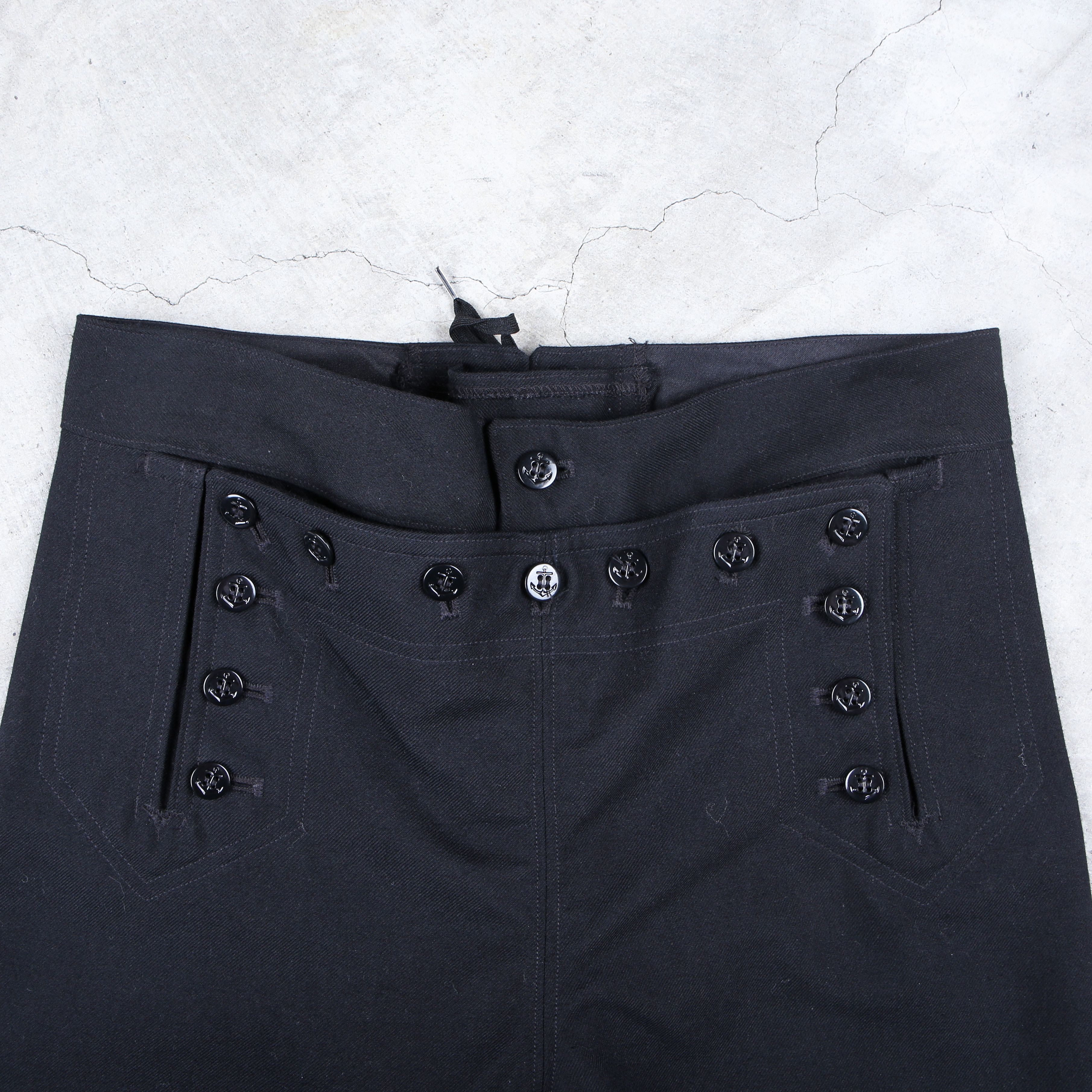 Vintage Vintage 60s Trousers Wide Leg Sailor Flared Pants Size US 31 - 2 Thumbnail