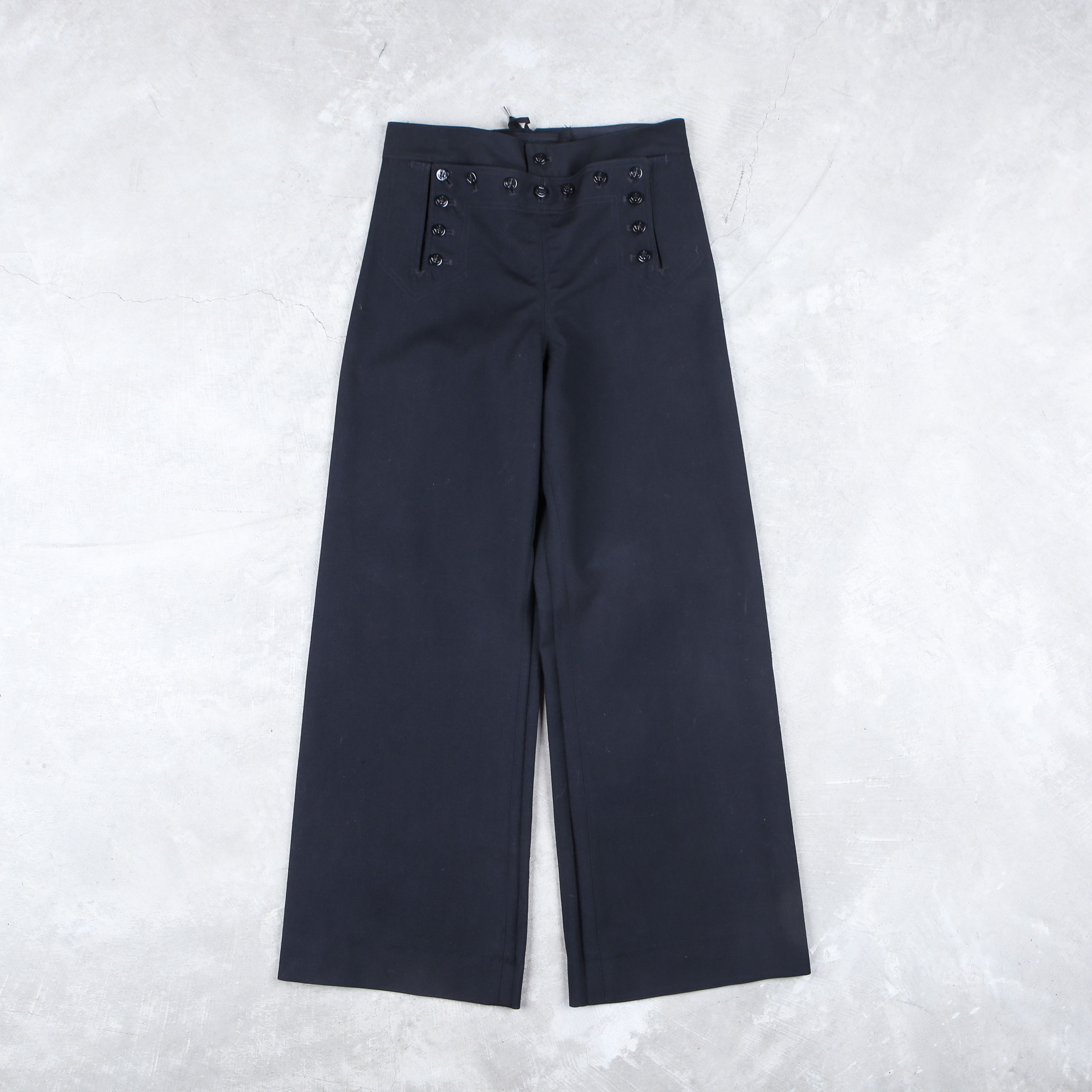 Vintage Vintage 60s Trousers Wide Leg Sailor Flared Pants Size US 31 - 1 Thumbnail