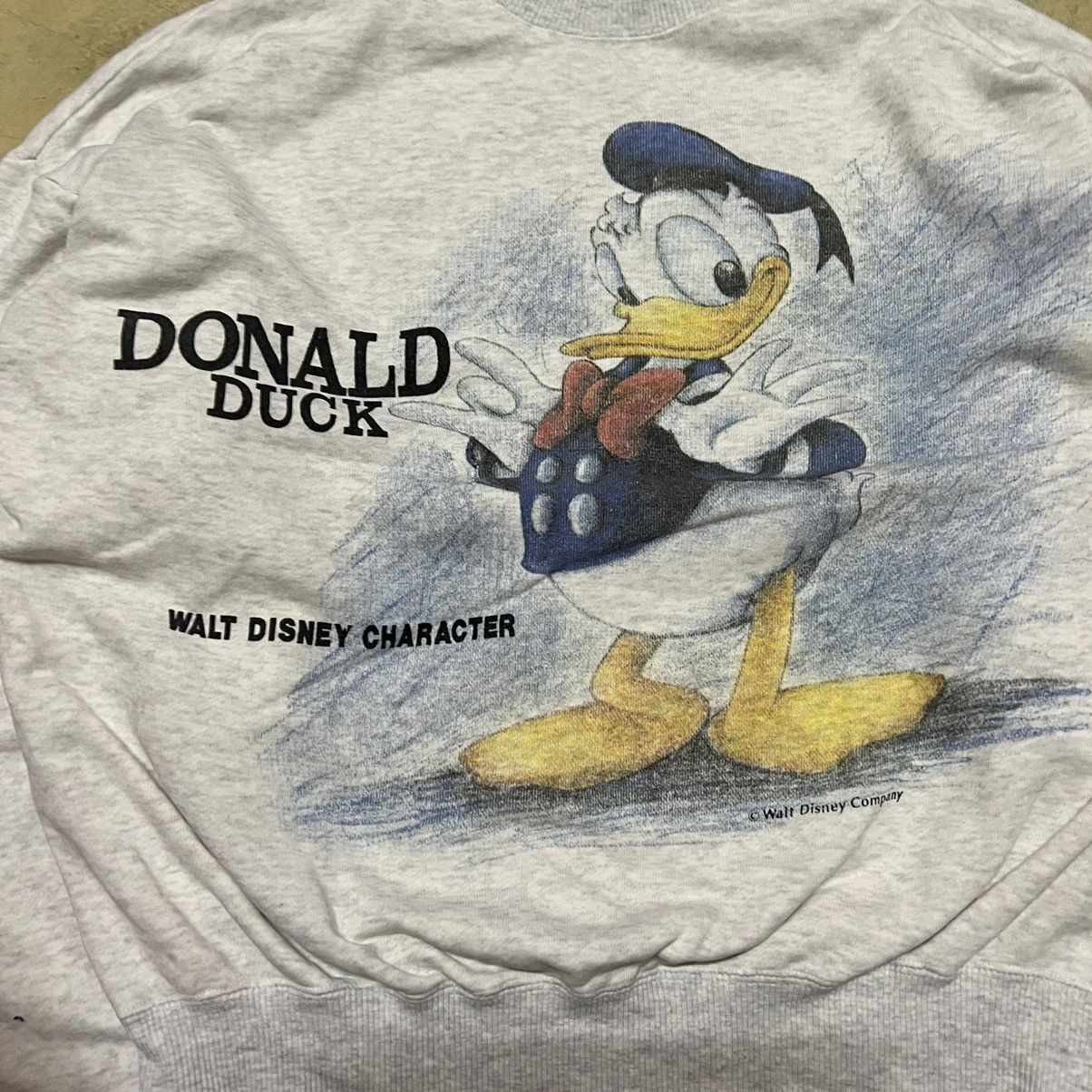 Disney Vintage Donald Duck Mickey Mouse Sweatshirt Big Logo Size US M / EU 48-50 / 2 - 2 Thumbnail