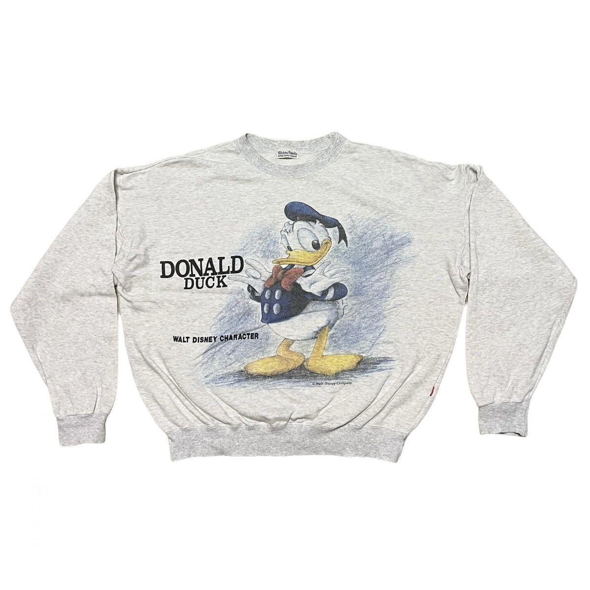 Disney Vintage Donald Duck Mickey Mouse Sweatshirt Big Logo Size US M / EU 48-50 / 2 - 1 Thumbnail