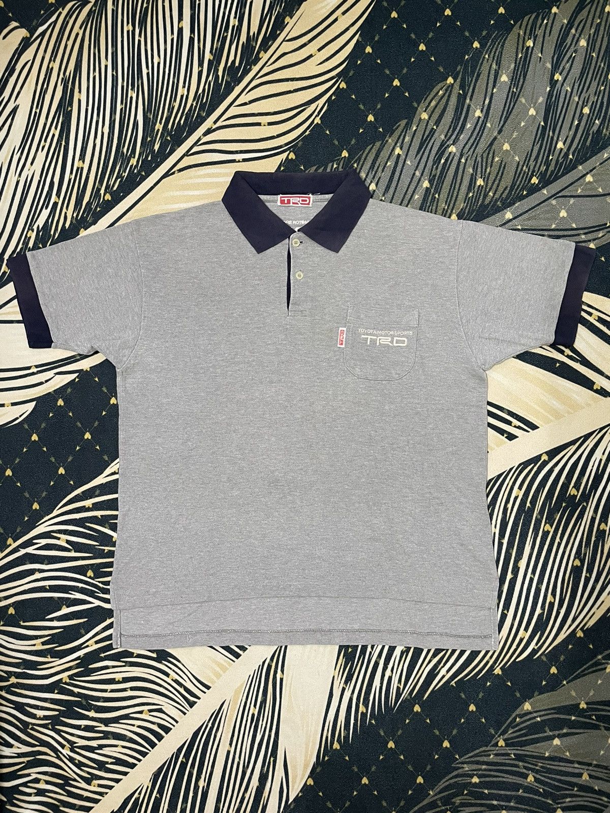 Japanese Brand × Vintage Vintage Toyota Racing Development Polo Shirt Size US XL / EU 56 / 4 - 1 Thumbnail