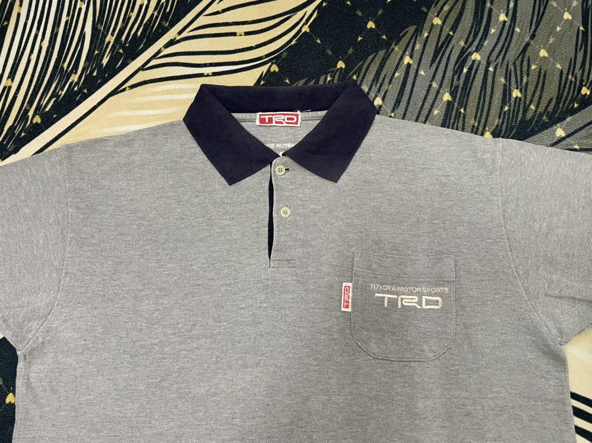 Japanese Brand × Vintage Vintage Toyota Racing Development Polo Shirt Size US XL / EU 56 / 4 - 4 Thumbnail