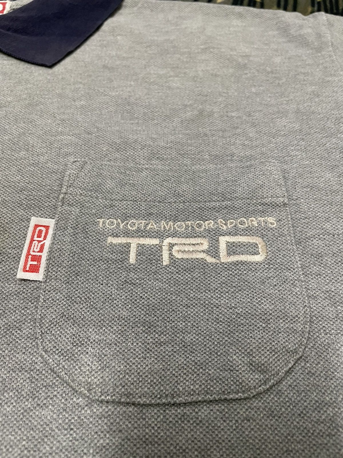 Japanese Brand × Vintage Vintage Toyota Racing Development Polo Shirt Size US XL / EU 56 / 4 - 2 Thumbnail