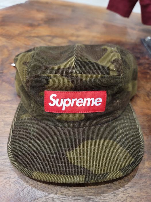 Supreme Supreme corduroy camo camp cap | Grailed