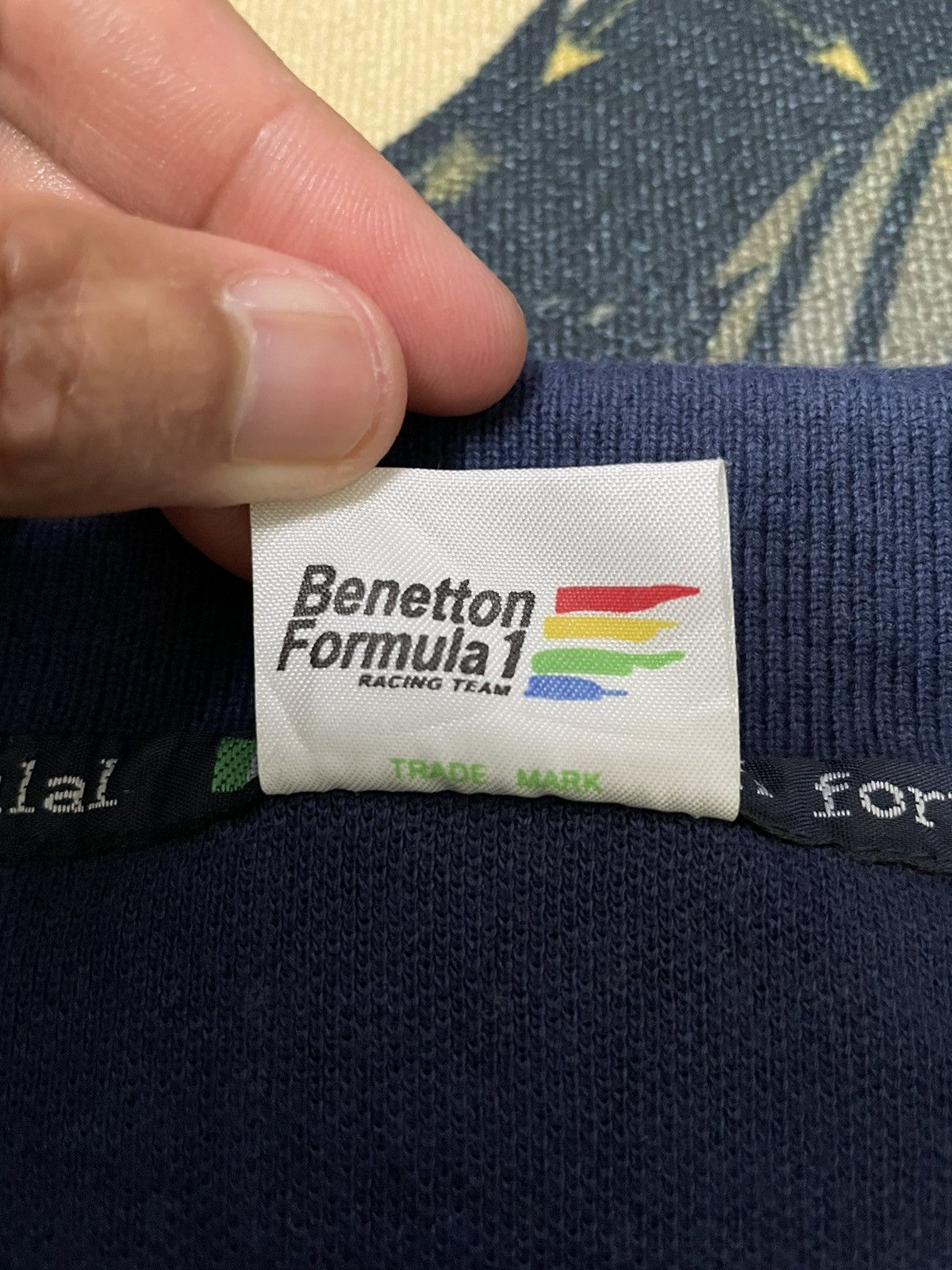 Benetton × Vintage Vintage Benetton Formula 1 Polo Shirt Size US L / EU 52-54 / 3 - 4 Thumbnail