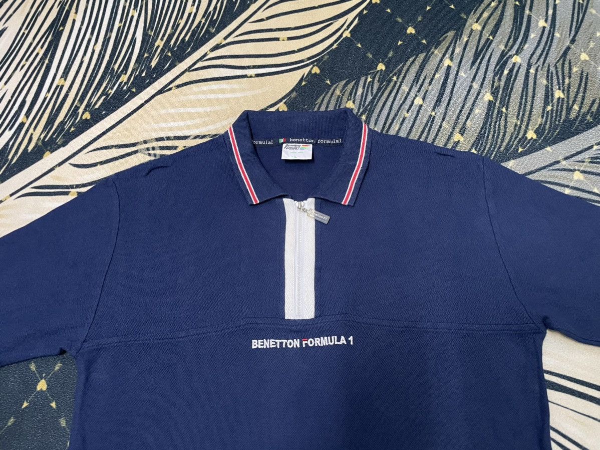 Benetton × Vintage Vintage Benetton Formula 1 Polo Shirt Size US L / EU 52-54 / 3 - 6 Thumbnail