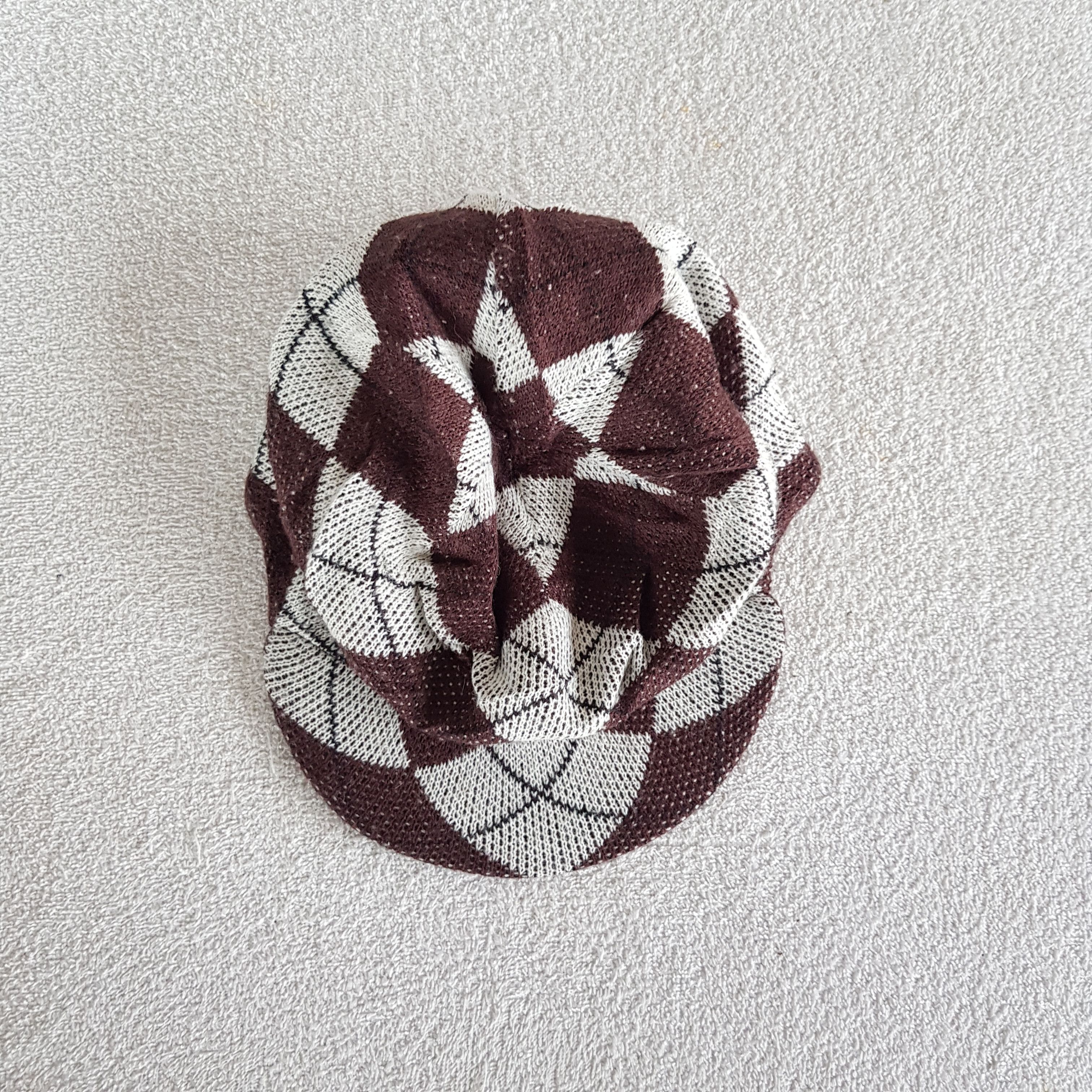 Japanese Brand Vintage Japanese Agyle Hats Knitted Beanie Snow Cap Size ONE SIZE - 5 Thumbnail