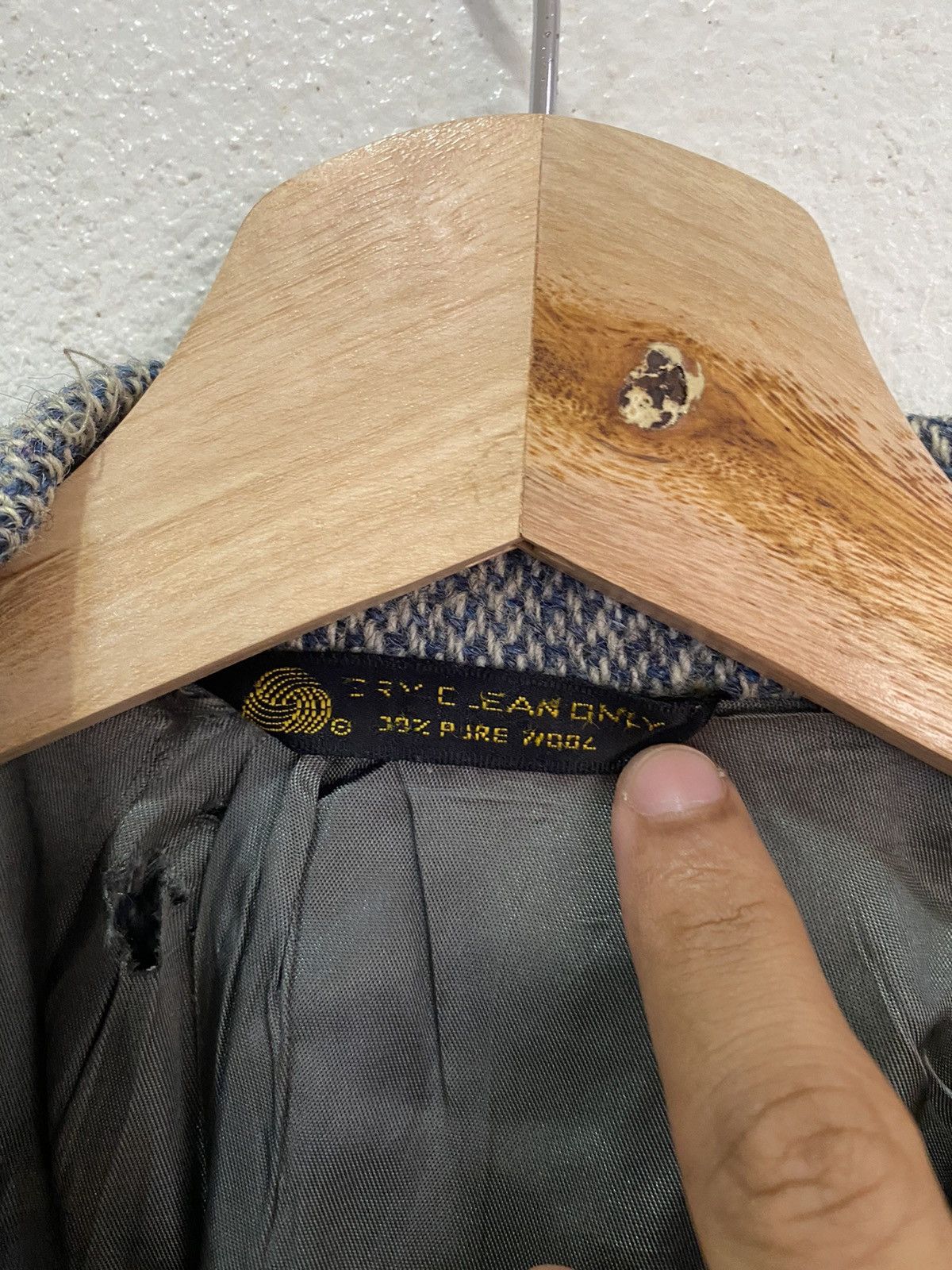 Designer × Harris Tweed × Japanese Brand HARRIS TWEED SCOTTISH WOOL BLAZER COAT Size US S / EU 44-46 / 1 - 10 Thumbnail