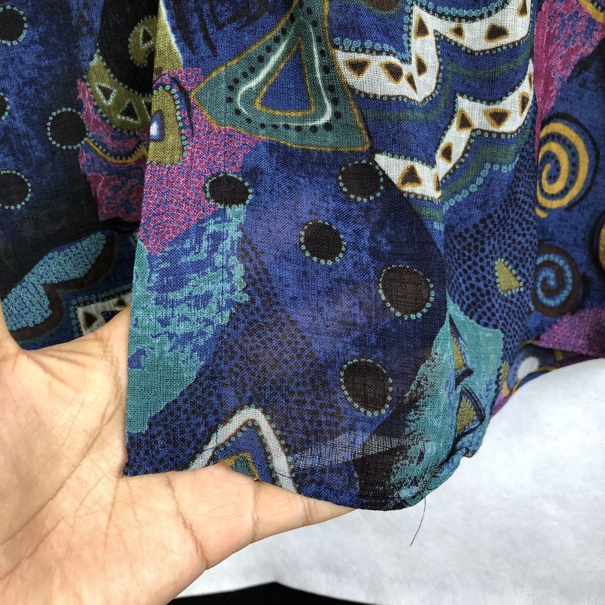 Rare! Vintage Guy Laroche Pop Art Abstract Summer Shirt