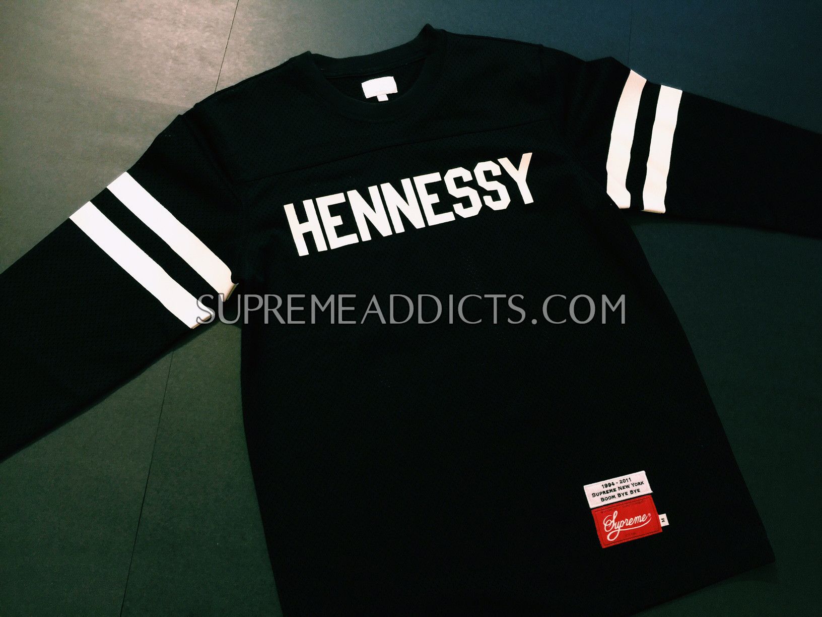 Supreme Black Hennessy Football Jersey PRE-OWNED – On The Arm