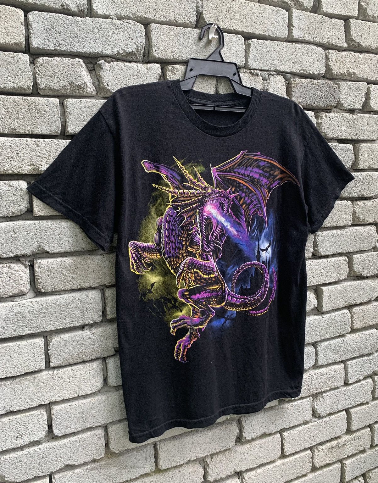 Other Nice printed Purple Dragon T shirt Size US M / EU 48-50 / 2 - 3 Thumbnail