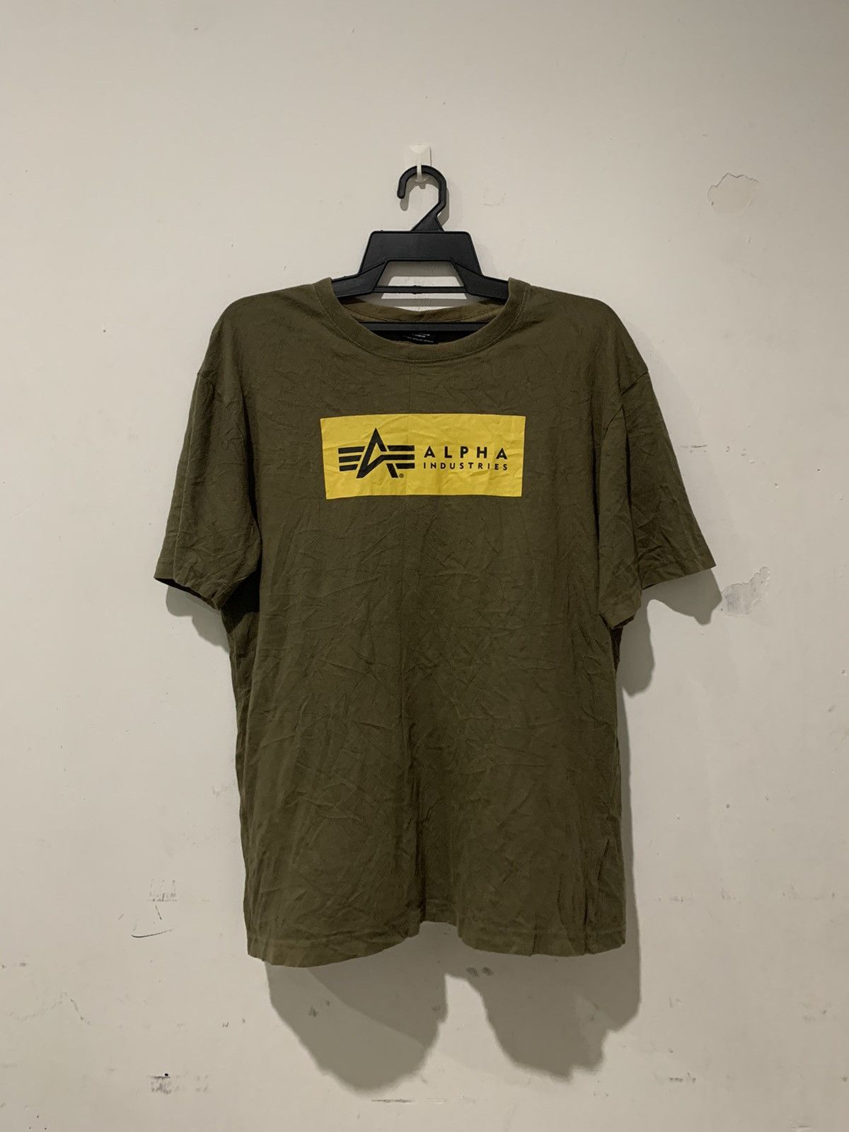 T-Shirt Uomo Alpha Industries Box Logo T, Cotone Jersey, Fit Regolare, Stile Streetwear - 3