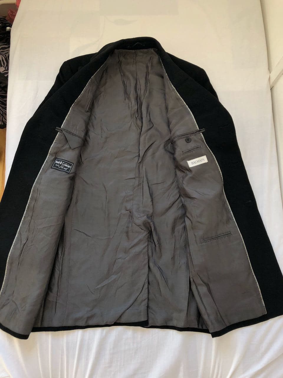Balmain BALMAIN BLACK COAT Size US L / EU 52-54 / 3 - 3 Thumbnail