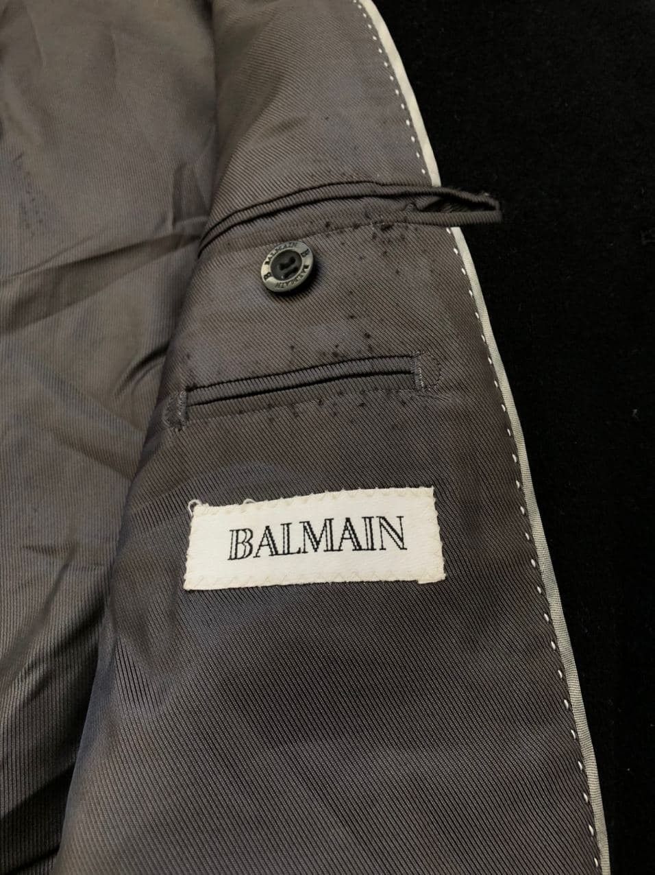 Balmain BALMAIN BLACK COAT Size US L / EU 52-54 / 3 - 4 Thumbnail