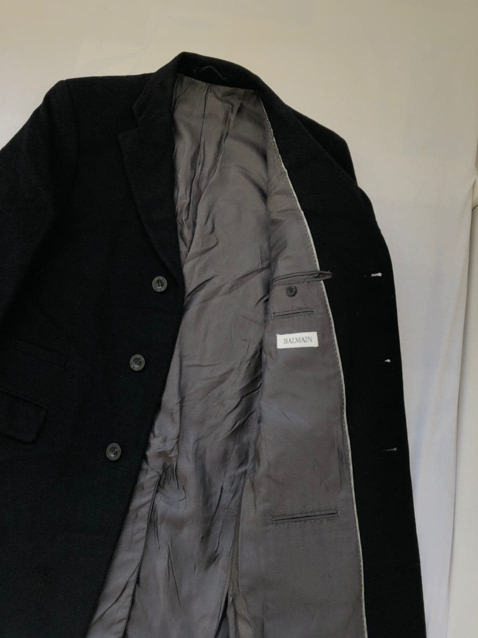 Balmain BALMAIN BLACK COAT Size US L / EU 52-54 / 3 - 7 Thumbnail