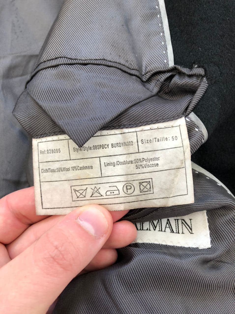 Balmain BALMAIN BLACK COAT Size US L / EU 52-54 / 3 - 8 Thumbnail
