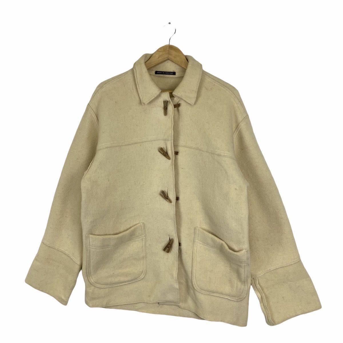 Gloverall × Vintage Vintage GLOVERALL Made In England Wool Duffle Coat Jacket Size US L / EU 52-54 / 3 - 5 Thumbnail