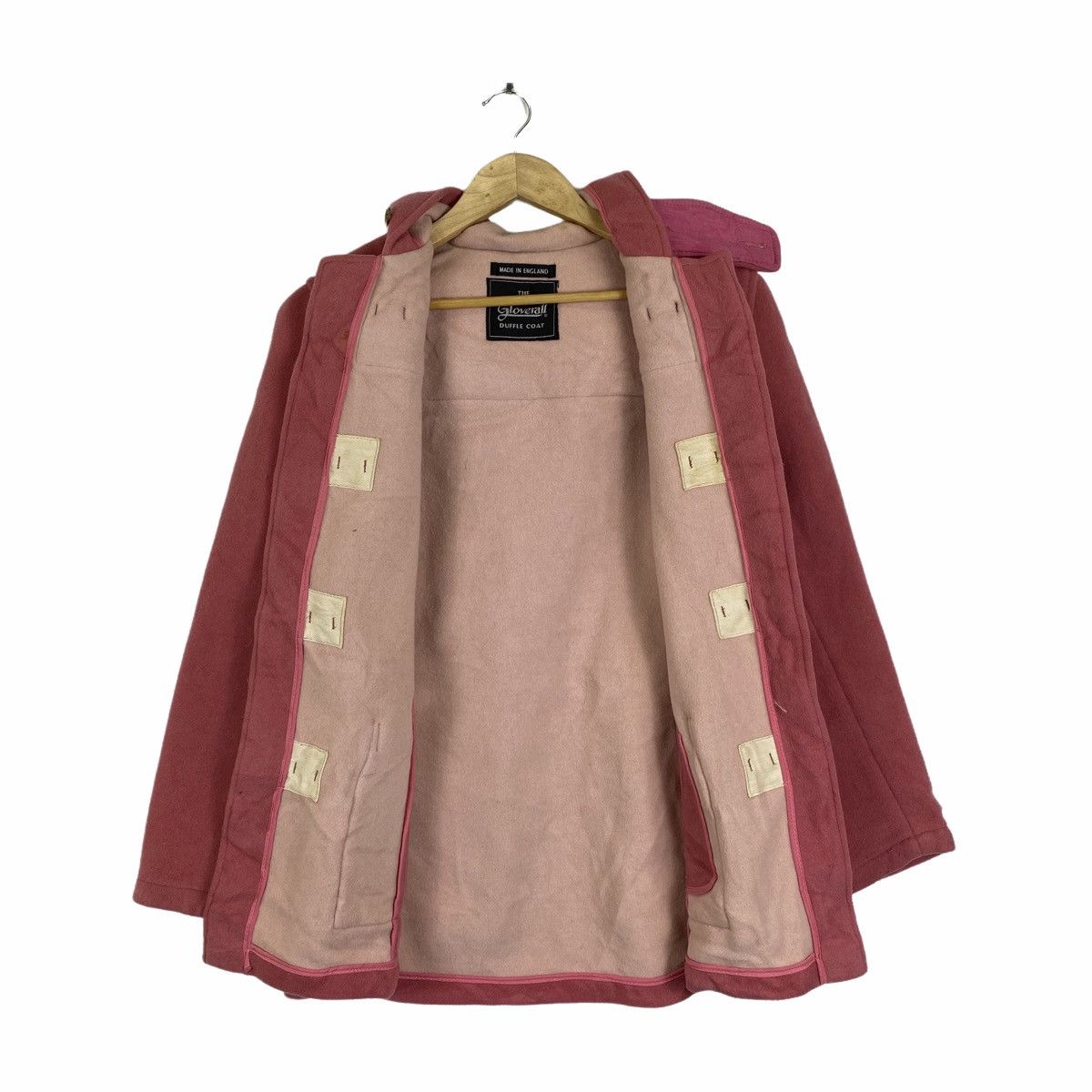 Designer × Gloverall × Vintage Vintage GLOVERALL England Wool Hoodie Duffle Coat Jacket Size US S / EU 44-46 / 1 - 3 Thumbnail