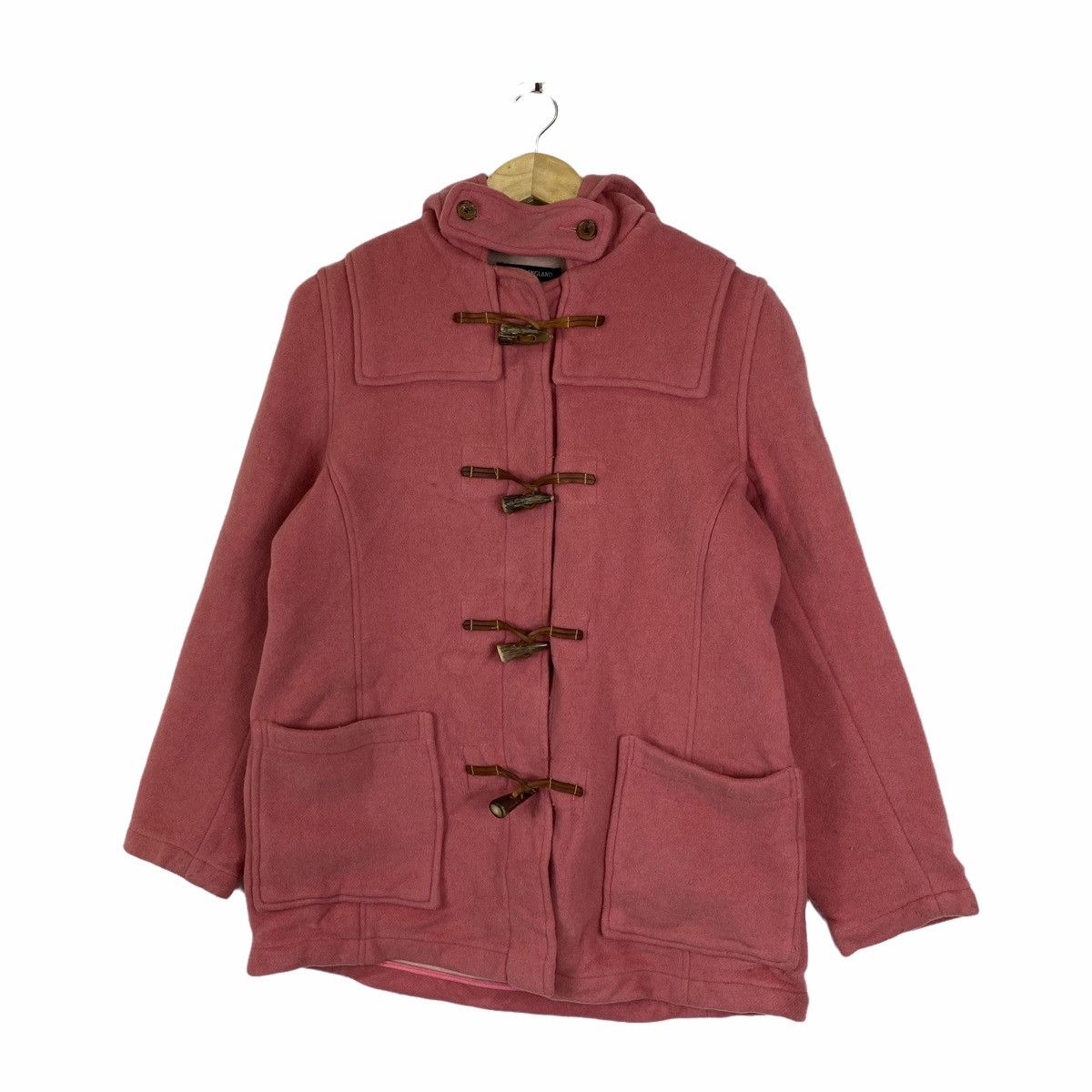 Designer × Gloverall × Vintage Vintage GLOVERALL England Wool Hoodie Duffle Coat Jacket Size US S / EU 44-46 / 1 - 4 Thumbnail