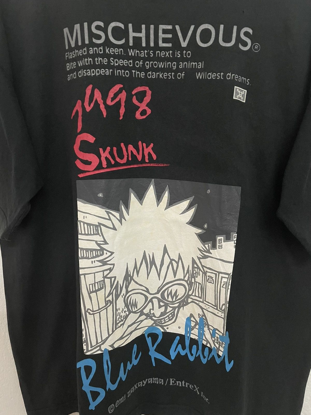 Cartoon Network × Japanese Brand × Vintage Vintage 00 Mischievous Skunk Blue Rabbit Size US M / EU 48-50 / 2 - 2 Thumbnail