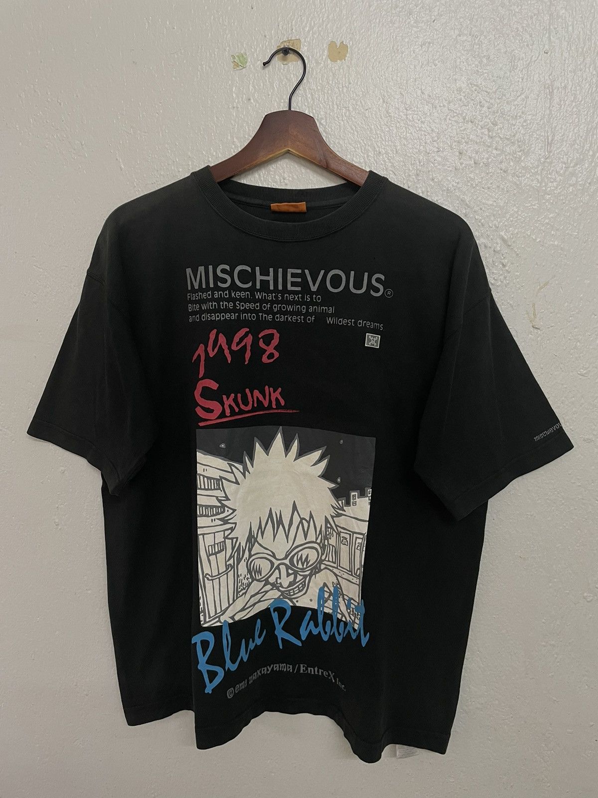 Cartoon Network × Japanese Brand × Vintage Vintage 00 Mischievous Skunk Blue Rabbit Size US M / EU 48-50 / 2 - 1 Thumbnail