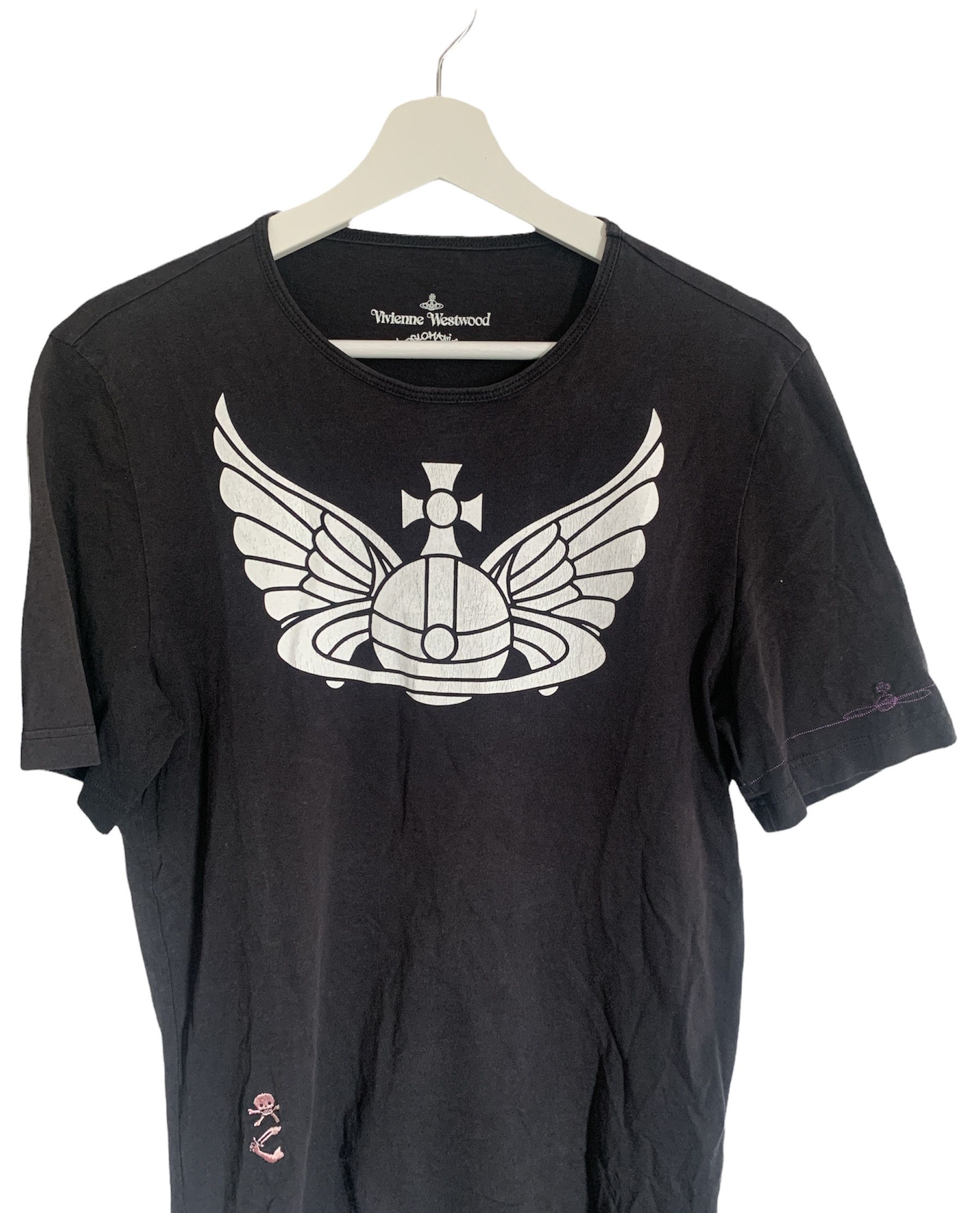 Vivienne Westwood ANGLOMANIA ビッグTシャツ Vivienne Westwood Anglomania Logo Print Vintage Top Women's