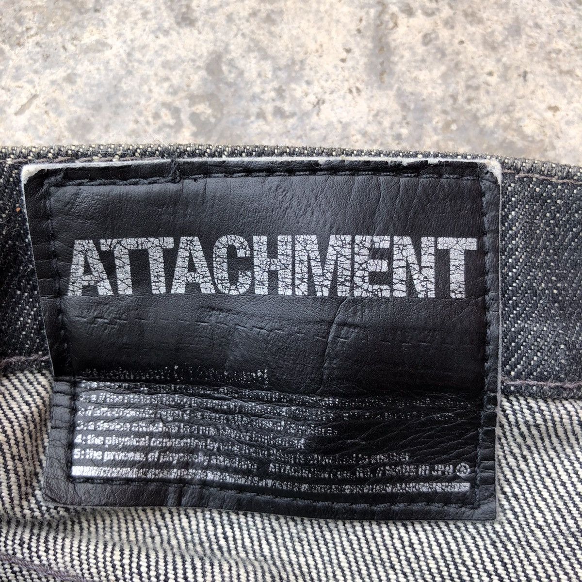 Attachment × Japanese Brand Vintage Attachment Jeans Earth black tone Size US 32 / EU 48 - 6 Thumbnail