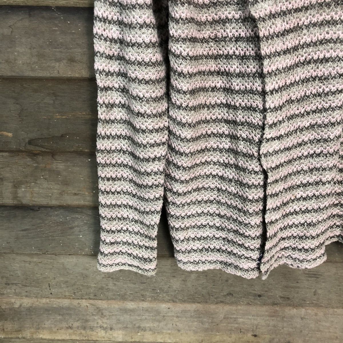 Japanese Brand PPFM japan Pink Patterned Cardigans knitwear #H057 Size US M / EU 48-50 / 2 - 4 Thumbnail
