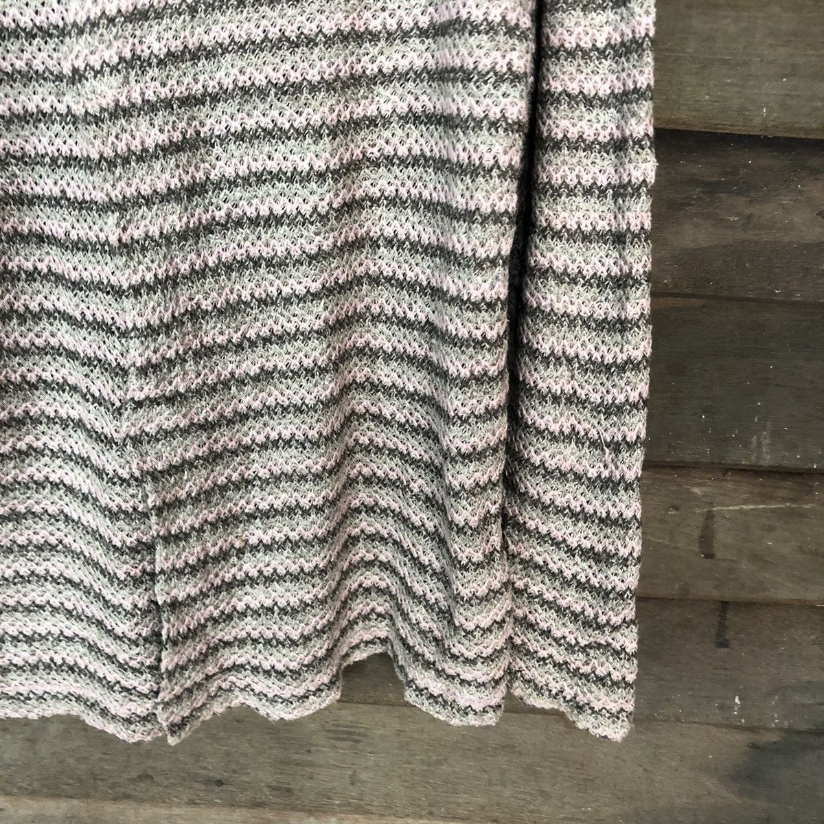 Japanese Brand PPFM japan Pink Patterned Cardigans knitwear #H057 Size US M / EU 48-50 / 2 - 5 Thumbnail
