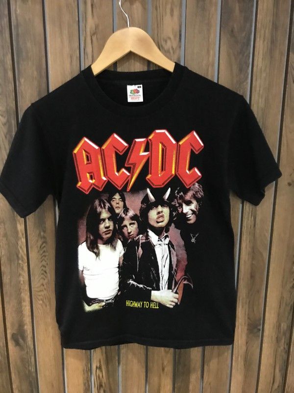 AC/DC × Band Tees × Vintage AC/DC Black vintage T-shirt | Grailed
