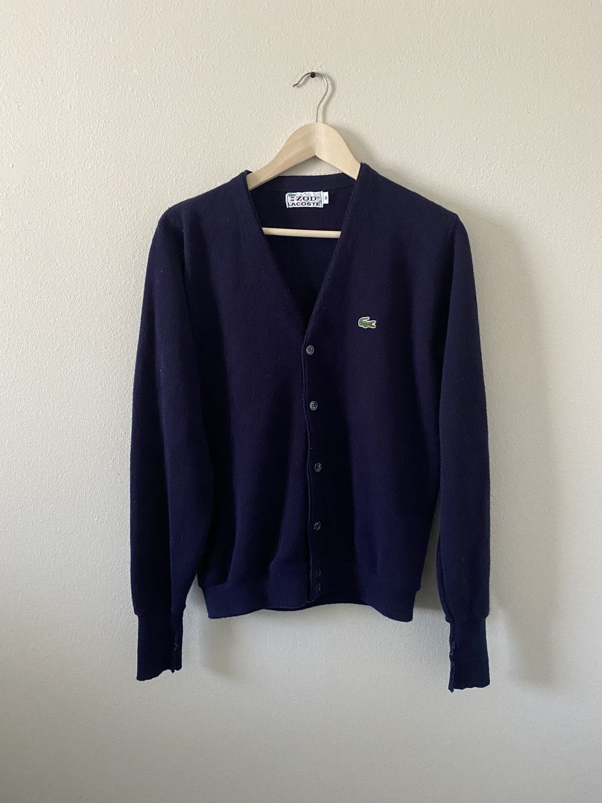 Vintage Izod Lacoste Cardigan Sz M cheapest