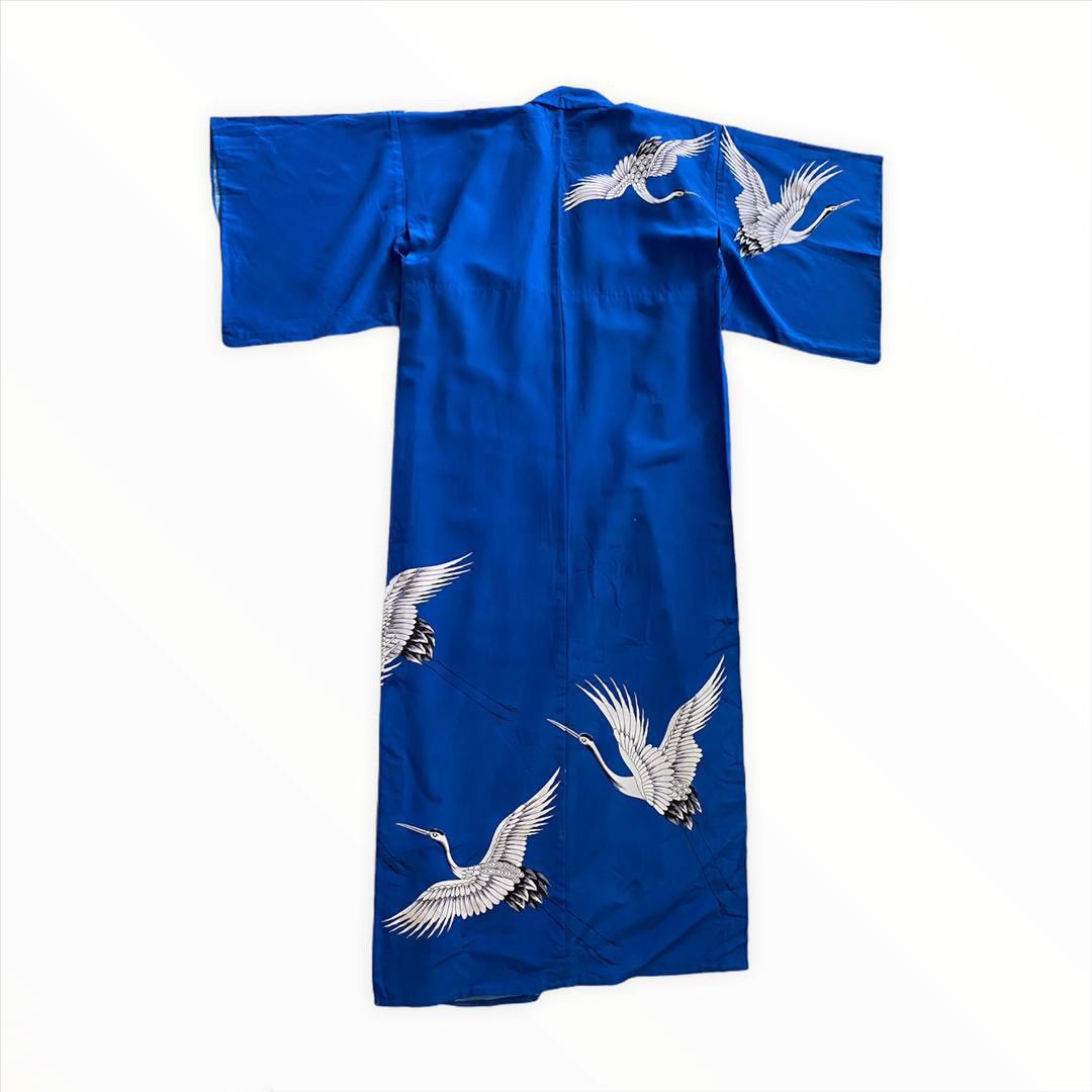 Japanese Brand 🇯🇵Kimono Long Cardigan Japanese Traditional Wear Trench Coat Size US L / EU 52-54 / 3 - 5 Thumbnail