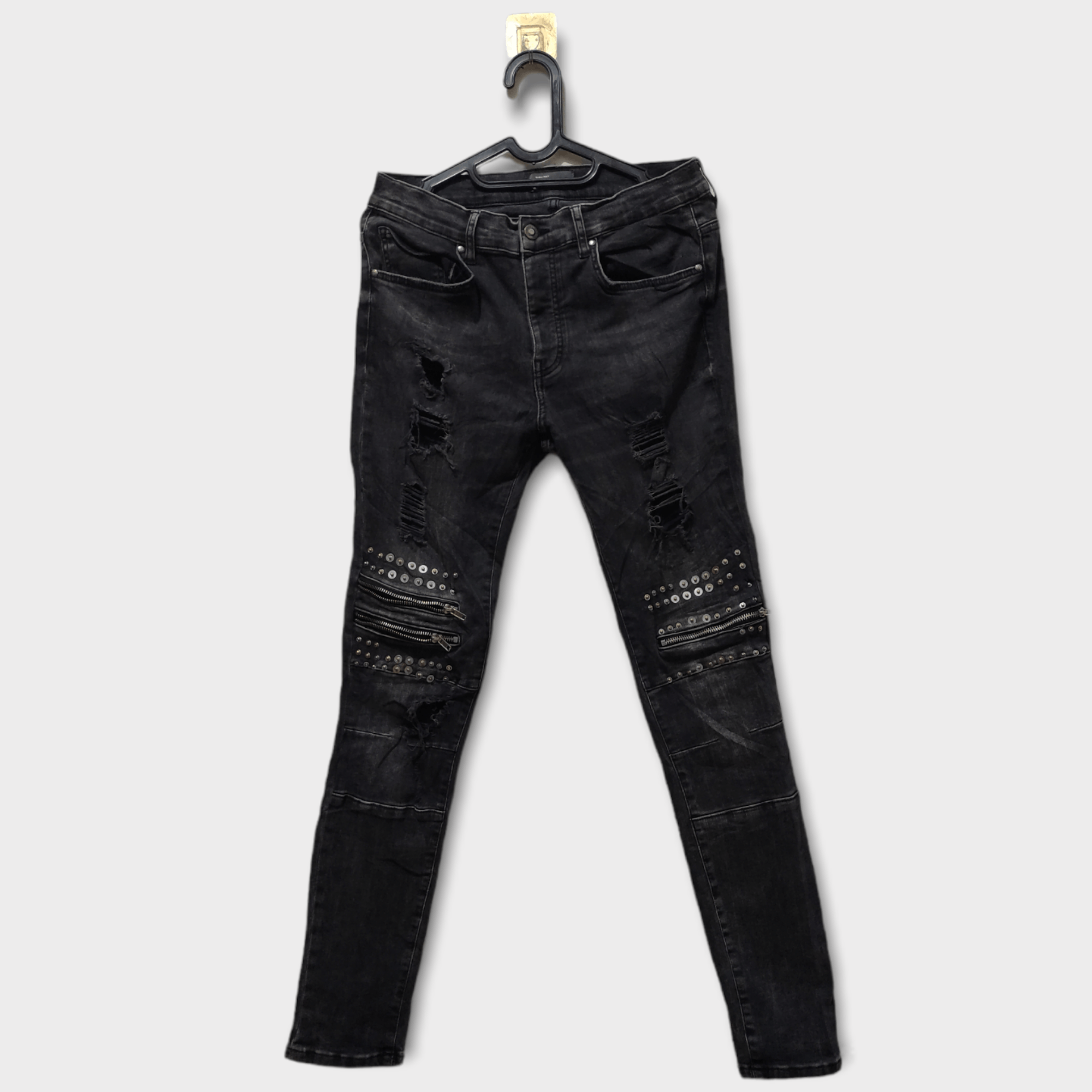 Zara mens 2024 biker jeans