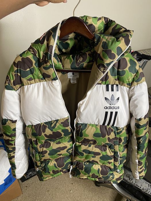 Bape adidas hot sale camo jacket