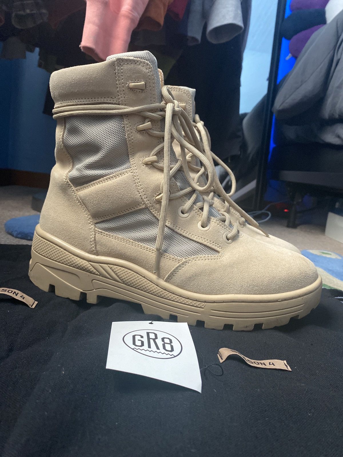 yeezy season 4 combat boots