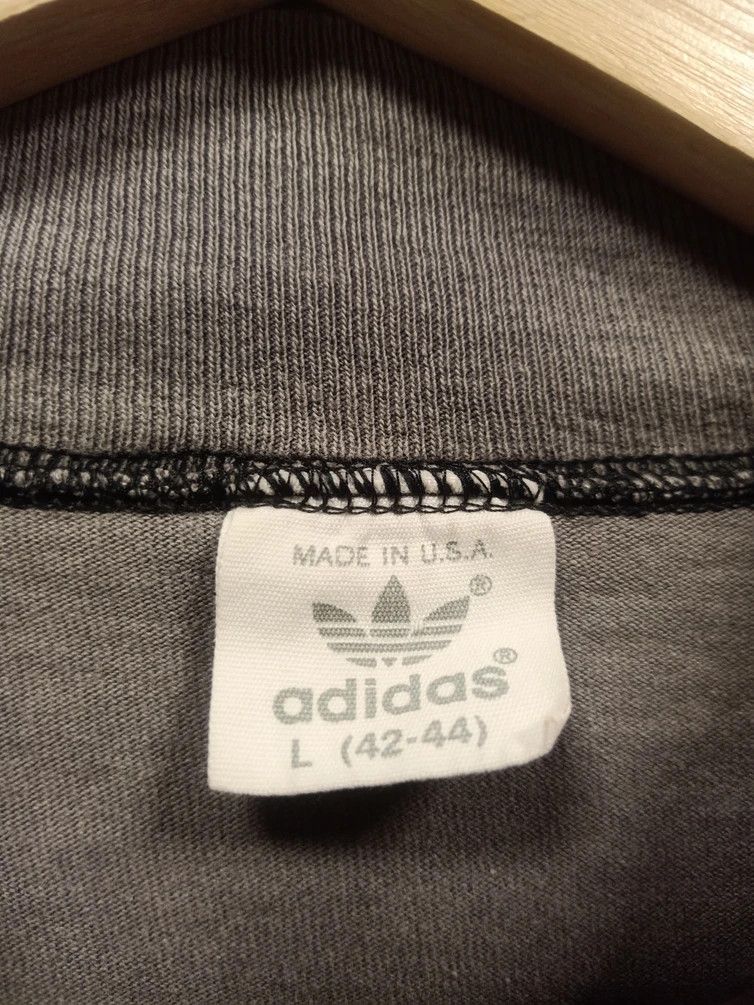 Adidas vintage 90s t shirt long sleeve Adidas distressed Size US L / EU 52-54 / 3 - 4 Thumbnail