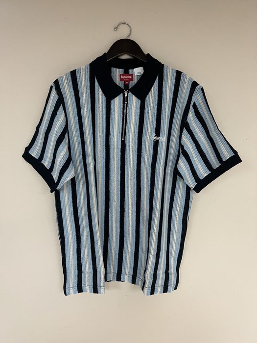 Supreme Supreme Open Knit Stripe Polo | Grailed